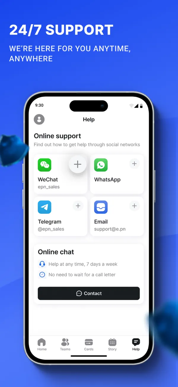 e.PN - Virtual cards screenshot 1