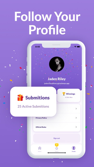 Earn Rewards: Fancy Giveaways screenshot 1