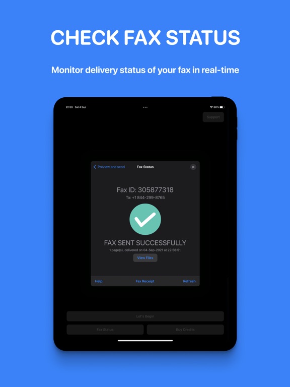 EaseFax: pay per use, send fax screenshot 9