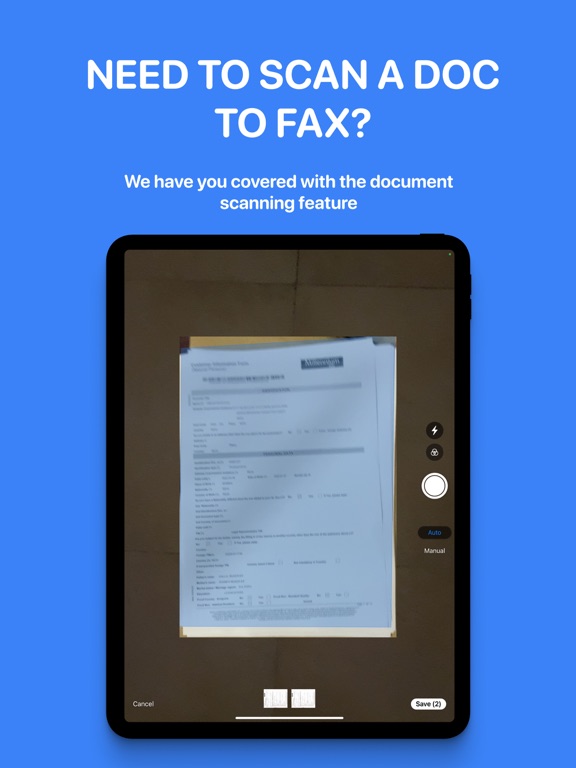 EaseFax: pay per use, send fax screenshot 3