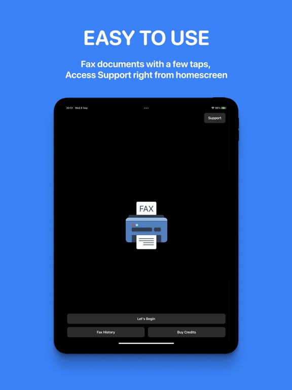 EaseFax: pay per use, send fax screenshot 8