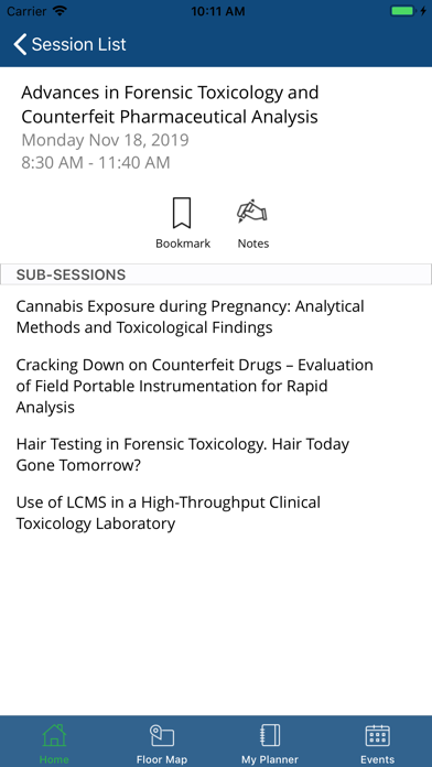 Eastern Analytical Symposium screenshot 2