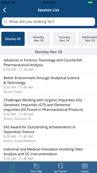 Eastern Analytical Symposium screenshot 3