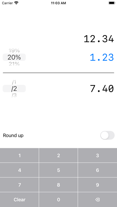 Easy and Quick Tip Calculator screenshot 1