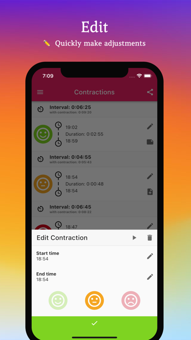 Easy Contraction Timer screenshot 2