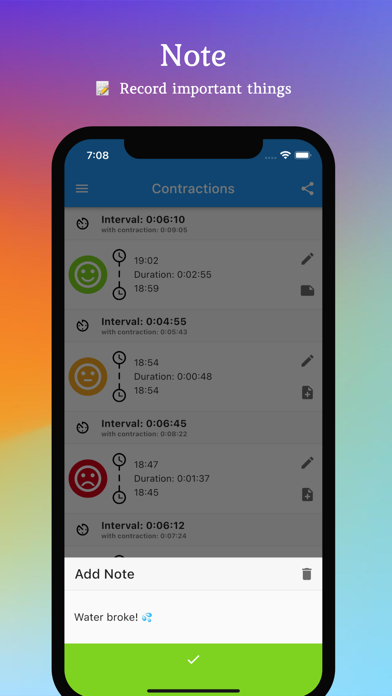 Easy Contraction Timer screenshot 3