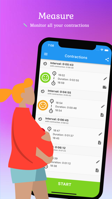 Easy Contraction Timer screenshot 4