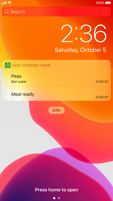 Easy Cooking Timer screenshot 1