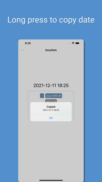 Easy Date Calculator, Keyboard screenshot 2