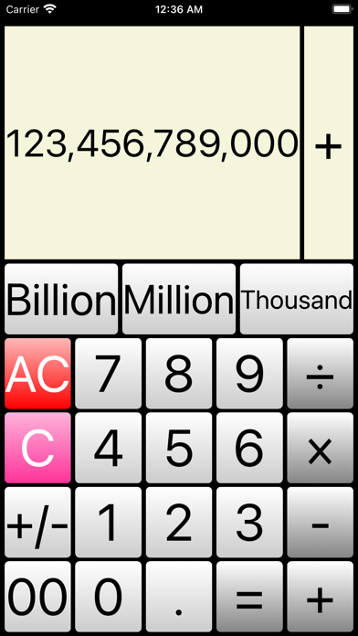 Easy Input Calculator screenshot 1