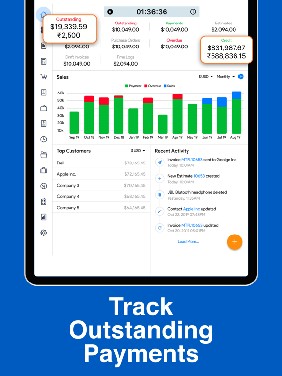 Easy Invoice Maker App by Moon screenshot 4