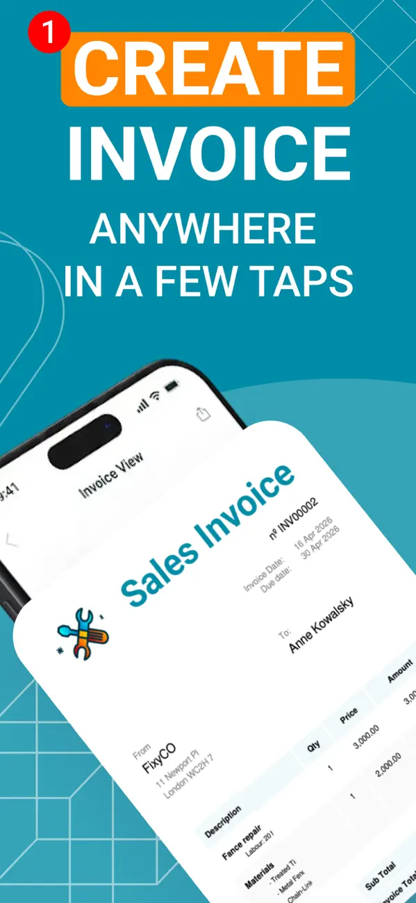 Easy Invoice Maker & Generator screenshot 6