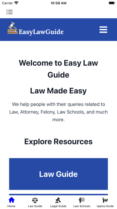 Easy Law Guide screenshot 2
