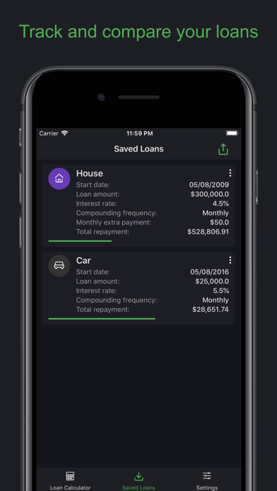 Easy loan calculator: mortgage screenshot 2