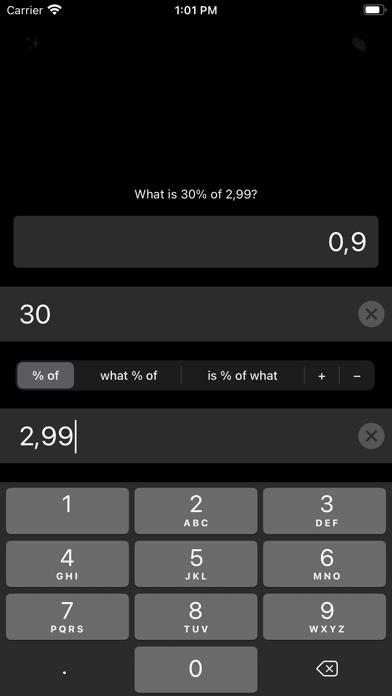 Easy Percent Calculator screenshot 2