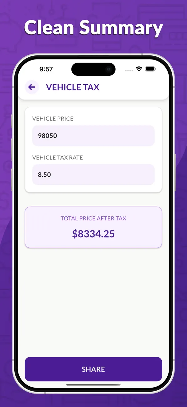 Easy Tax Calculator. screenshot 1
