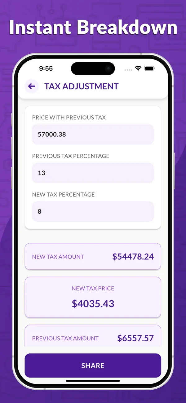 Easy Tax Calculator. screenshot 3