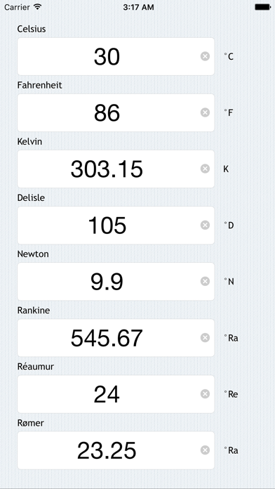 Easy Temperature Converter Free screenshot 1