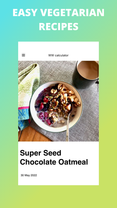 Easy Vegetarian Recipes App screenshot 3