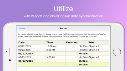 easyAsPieDB Database App screenshot 1