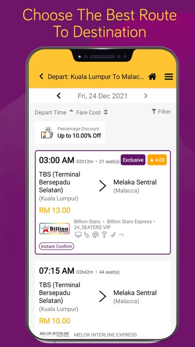 Easybook® Bus Train Ferry Tour screenshot 4