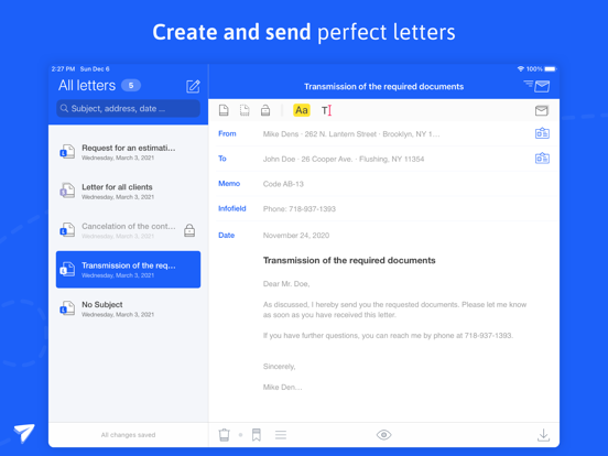 EasyLetter - Send letters screenshot 10