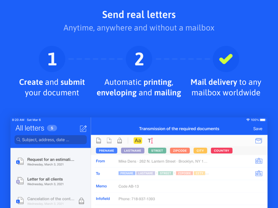 EasyLetter - Send letters screenshot 9