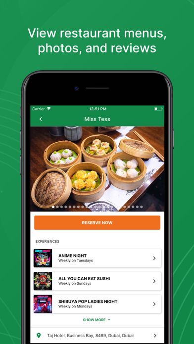 Eat App: Restaurant Bookings screenshot 8