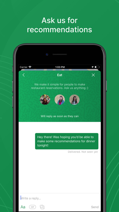Eat App: Restaurant Bookings screenshot 1