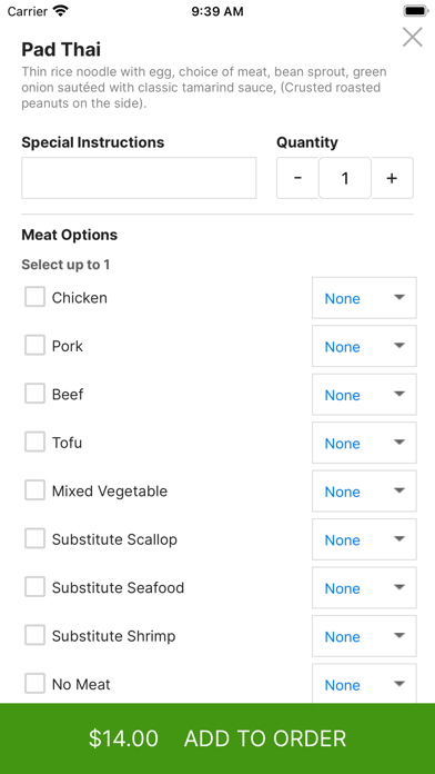 Eat Thai Eatery screenshot 2