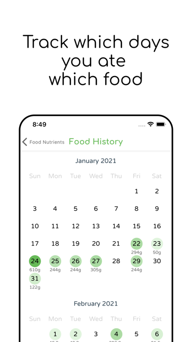 eaterpad: Nutrition Tracker screenshot 2