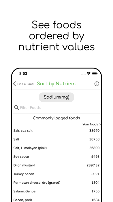 eaterpad: Nutrition Tracker screenshot 1