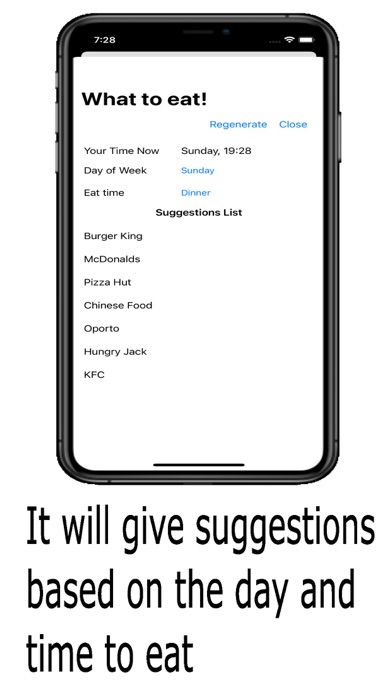 eatSuggester - Food Suggestion screenshot 1