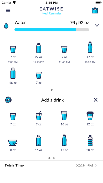 EatWise - Meal Reminder screenshot 1