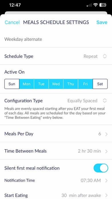 EatWise - Meal Reminder screenshot 7