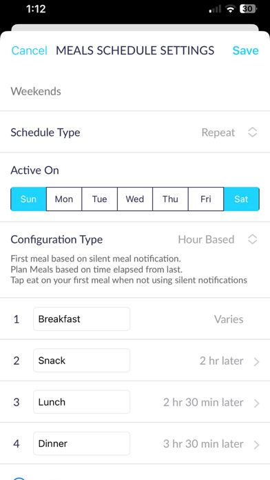 EatWise - Meal Reminder screenshot 5