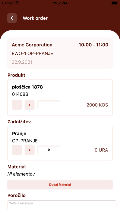 ebiWork by ebiTools screenshot 2