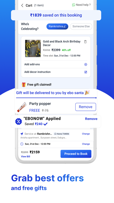ebo: Decoration service app screenshot 3