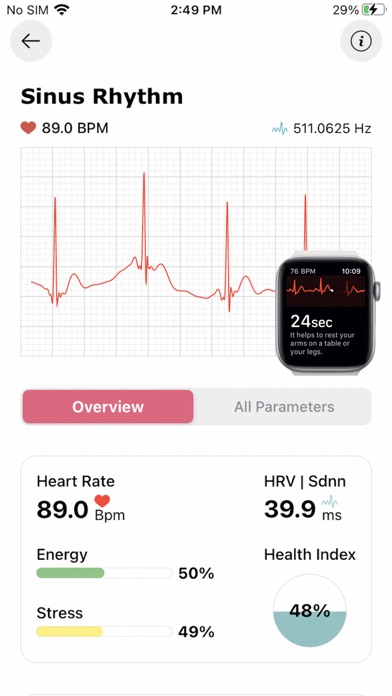ECG heart analyze - watch screenshot 4
