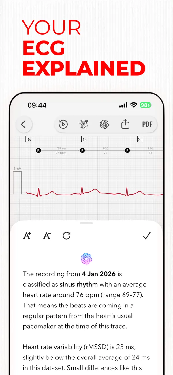 ECG+ | Your Watch ECG Reader screenshot 3