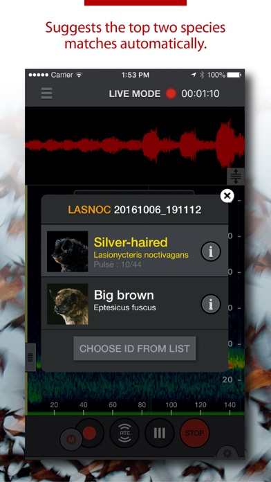 Echo Meter Touch Bat Detector screenshot 4