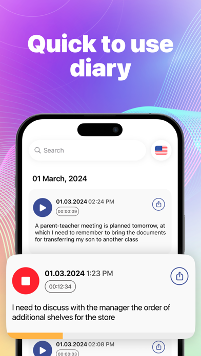 Echo - Voice Notes & AI Diary screenshot 2