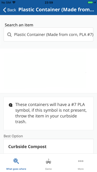 Eco-Cycle A-Z Recycling Guide screenshot 1