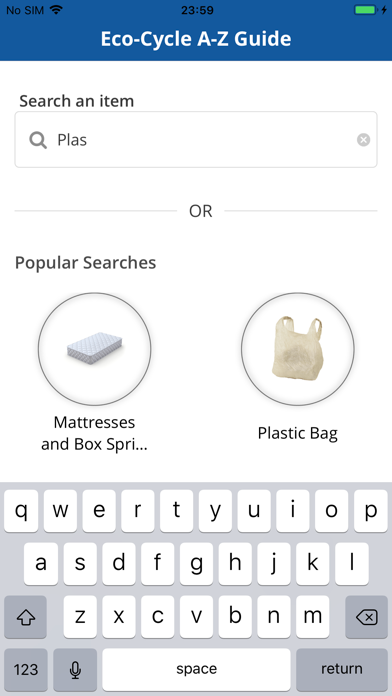 Eco-Cycle A-Z Recycling Guide screenshot 2