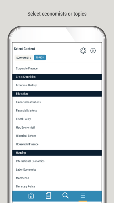 Economic Research Tracker screenshot 2