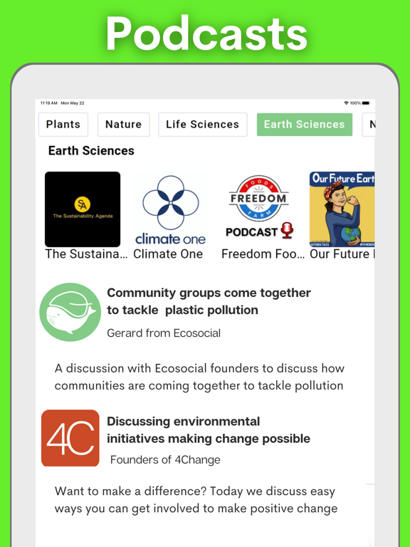 EcoSocial - environmental hub screenshot 5