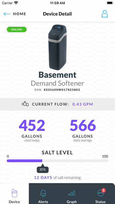 EcoWater Hydrolink Home screenshot 2
