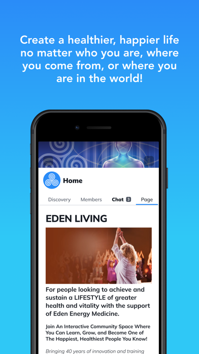 Eden Living Membership Site screenshot 1