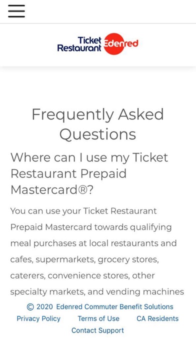 Edenred Benefits screenshot 2