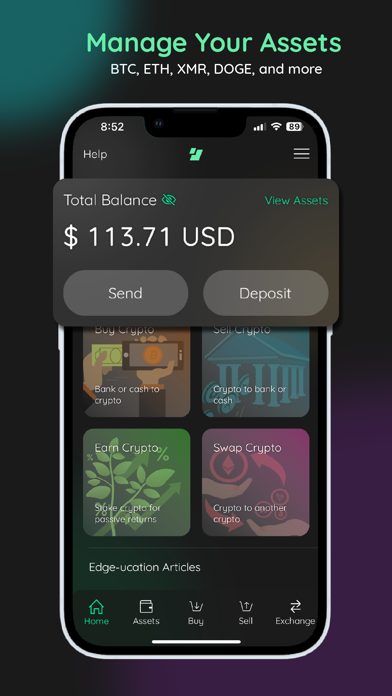 Edge - Crypto & Bitcoin Wallet screenshot 4